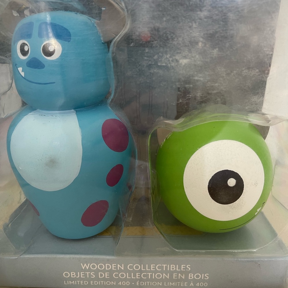 Disney Pixar Mike and Sulley Wooden collectibles - Picture 2 of 7